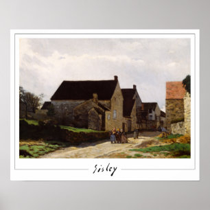Affiche artistique Alfred Sisley Zedign #10
