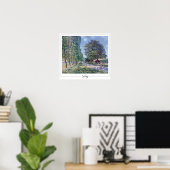 Affiche artistique Alfred Sisley Zedign #152 (Bureau à domicile)