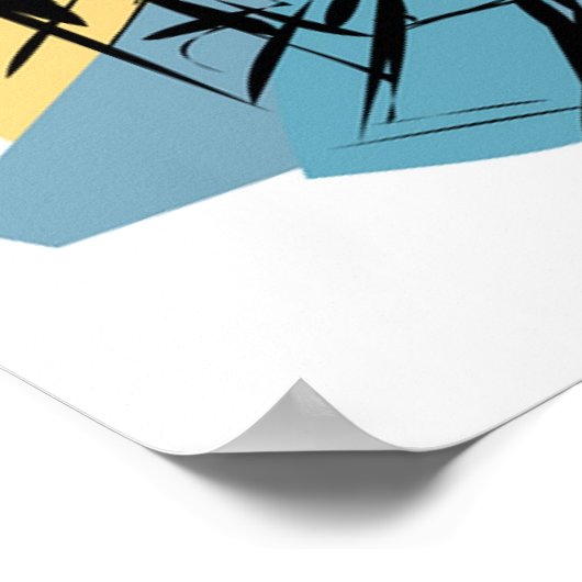 Affiche artistique de Londres Angleterre (Coin)