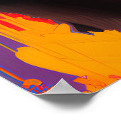 Affiche artistique de loutre priante - Impression (Coin)