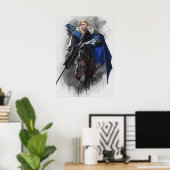 Affiche artistique de Sova valorant (Bureau à domicile)