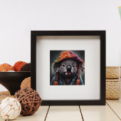 Affiche artistique du chapeau patchwork Koala Bean