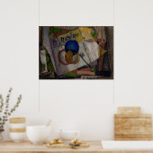 Affiche artistique "El Rastro" de Rivera (Cuisine)