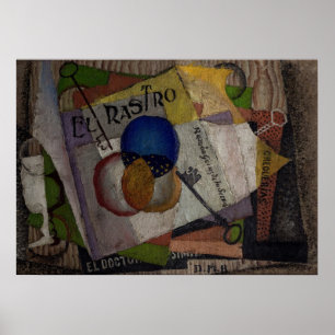 Affiche artistique "El Rastro" de Rivera
