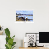 Affiche artistique Eugène Boudin Zedign #233 (Bureau à domicile)