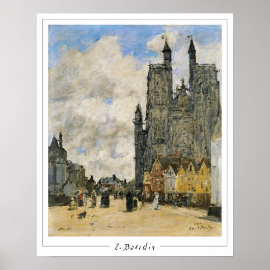 Affiche artistique Eugène Boudin Zedign #2-2 (Devant)