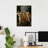 Affiche artistique "Le Baptême du Christ" (Bureau à domicile)