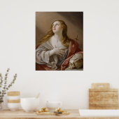 Affiche artistique "Le Magdalene pénitent" (Cuisine)