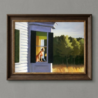 Affiche artistique vintage d'Edward Hopper