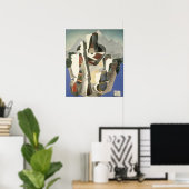 Affiche artistique "Zapata Style Landscape" de Riv (Bureau à domicile)