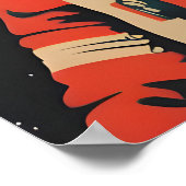 Affiche Astronaute Carlin, Impression Rétro Carlin (Coin)