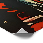 Affiche Astronaute Mouton, Impression Rétro Mouton (Coin)