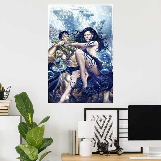 Affiche atlantis (Bureau à domicile)