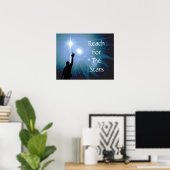 Affiche Atteindre Les Étoiles (Bureau à domicile)