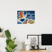 Affiche au chocolat chaud (Bureau à domicile)