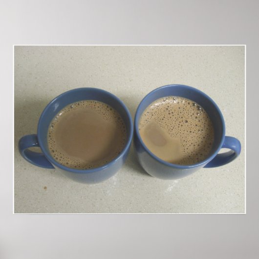 Affiche au chocolat chaud (Devant)