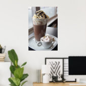 affiche au chocolat chaud (Bureau à domicile)