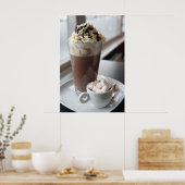 affiche au chocolat chaud (Cuisine)