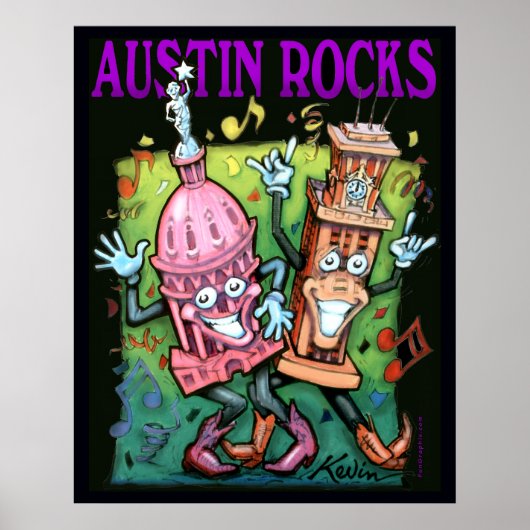 Affiche Austin Rocks (Devant)