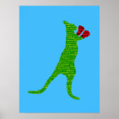 Affiche australienne de boxe en lang Kangaroo (Devant)