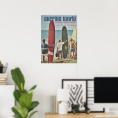 Affiche australienne de surf | SURF | Surfer | Pla (Bureau à domicile)