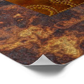 Affiche australienne sur la chaleur du désert (Coin)