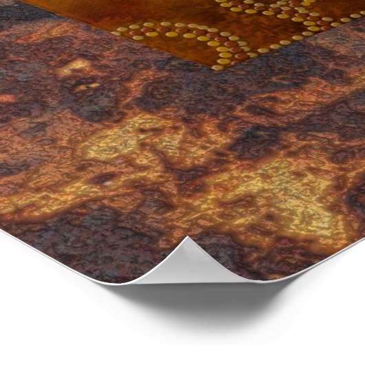 Affiche australienne sur la chaleur du désert (Coin)