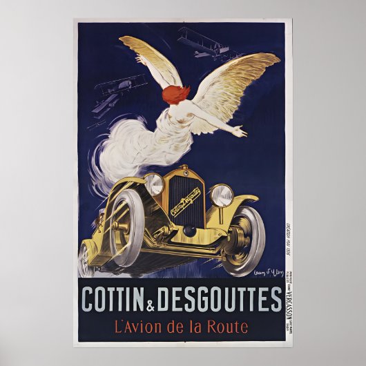 Affiche Auto Cottin & Desgouttes (Devant)