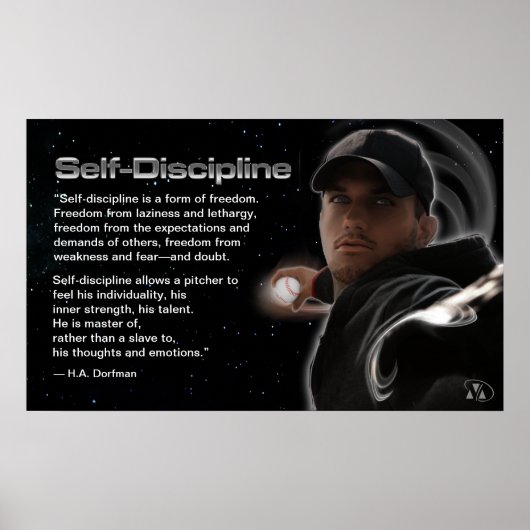 Affiche autodiscipline (Devant)