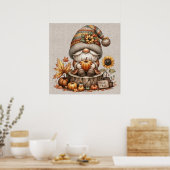 Affiche Automne Gnome (Cuisine)