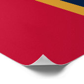 Affiche avec le drapeau de l'État du Mississippi, (Coin)