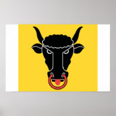 Affiche avec le drapeau d'Uri, Suisse (Devant)