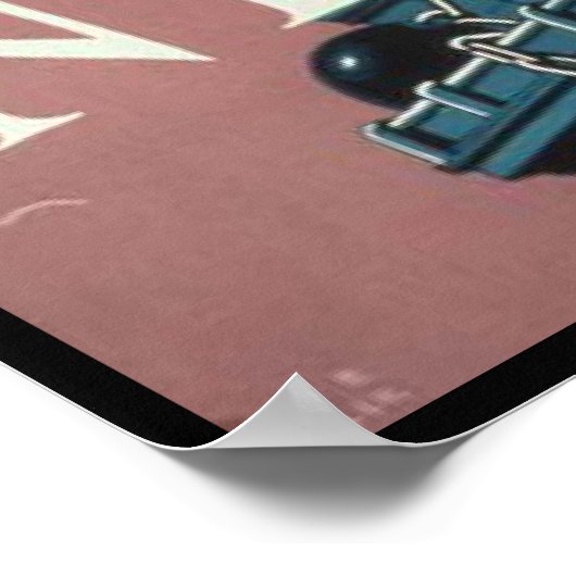 Affiche avec propagande 2ÈME GUERRE MONDIALE améri (Coin)