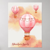 Affiche Aventure au coucher du soleil (Devant)