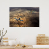 Affiche avion (Cuisine)