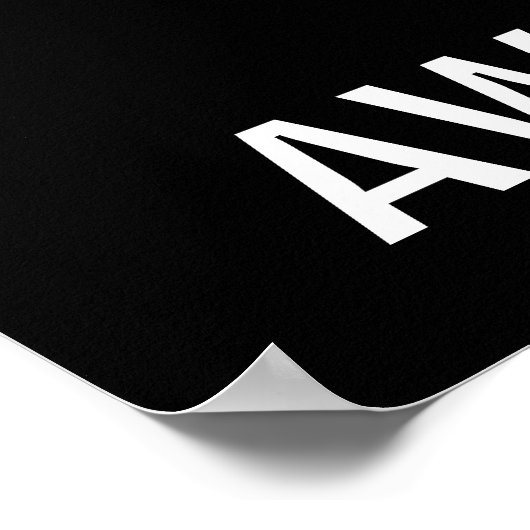 Affiche AWESOMENESS (Coin)