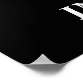 Affiche 'Bachelorfeest in uitvoering' Poster (Hoek)