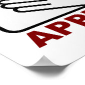 Affiche Bacon Applaudir (Coin)