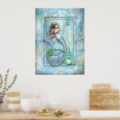Affiche Balance Mermaid par Molly Harrison (Cuisine)