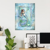 Affiche Balance Mermaid par Molly Harrison (Bureau à domicile)