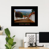 Affiche Barichara Colombie (Bureau à domicile)