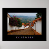 Affiche Barichara Colombie (Devant)