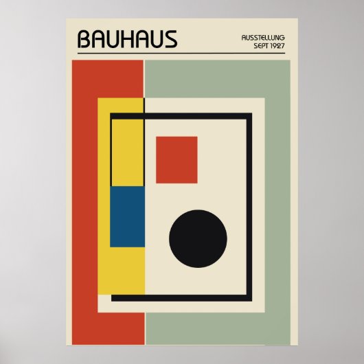 Affiche Bauhaus (Devant)