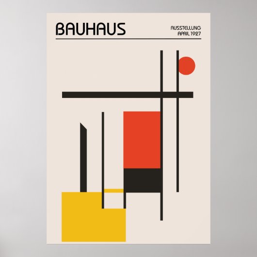 Affiche Bauhaus (Devant)