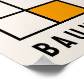 Affiche Bauhaus, Exposition Bauhaus Imprimer B16 (Coin)