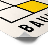 Affiche Bauhaus, Exposition Bauhaus Imprimer B17 (Coin)