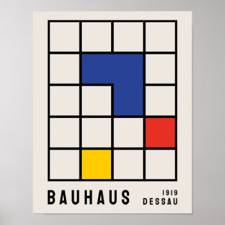 Affiche Bauhaus, Exposition Bauhaus Imprimer B17