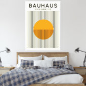 Affiche Bauhaus Lignes Solaires Impression Milieu  (Insitu(Chambre))
