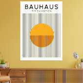 Affiche Bauhaus Lignes Solaires Impression Milieu  (Insitu(Salon))