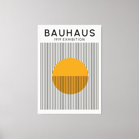 Affiche Bauhaus Lignes Solaires Impression Milieu  (Recto)